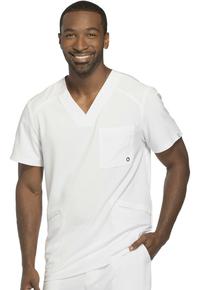 Mens 3 Pocket V Neck Top by Cherokee from Castle Uniforms, Style: CK900A-WTPS